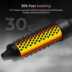 Heated Curling Iron Brush 32mm Ceramic Hair Curler