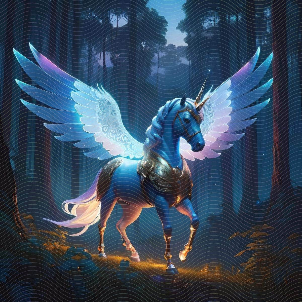 Heroic Magical Fantasy Unicorn