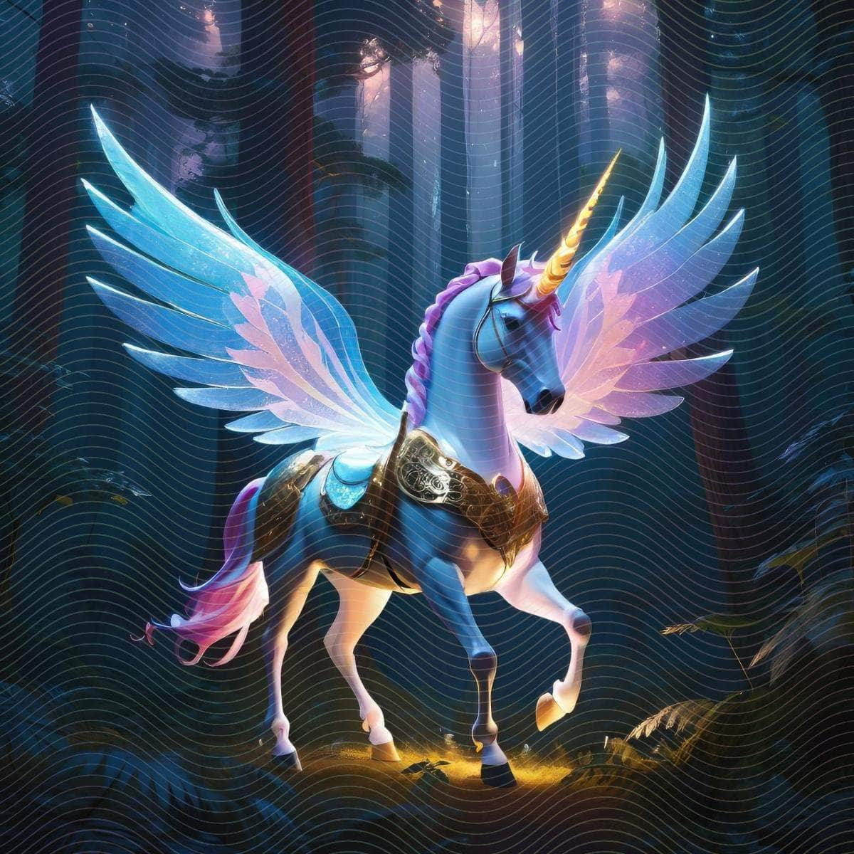 Heroic Magical Fantasy Unicorn