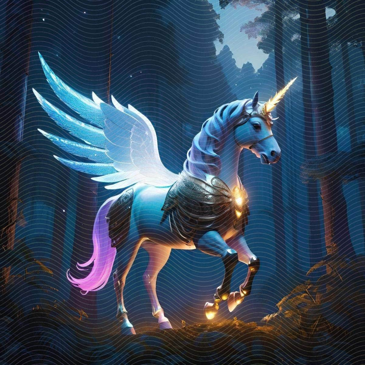 Heroic Magical Fantasy Unicorn