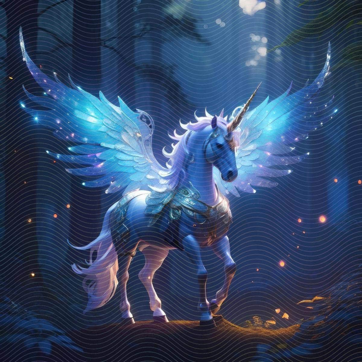 Heroic Magical Fantasy Unicorn