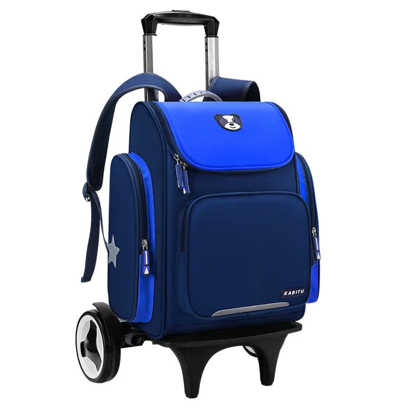 High capacity Student School bag Rolling Backpack kids Trolley bag school backpack wheeled bag Children Trolley backpack wheels