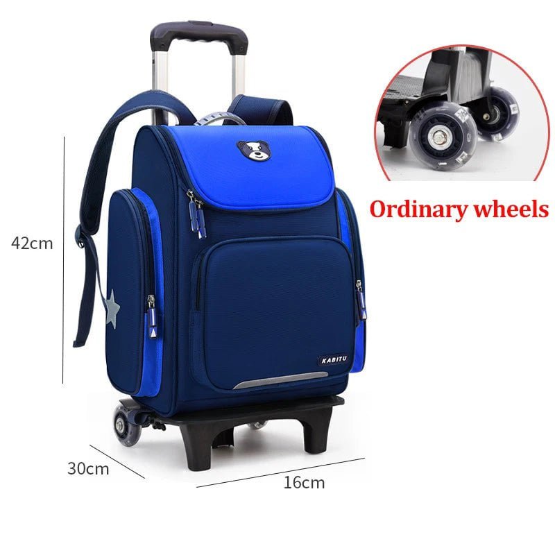 High capacity Student School bag Rolling Backpack kids Trolley bag school backpack wheeled bag Children Trolley backpack wheels