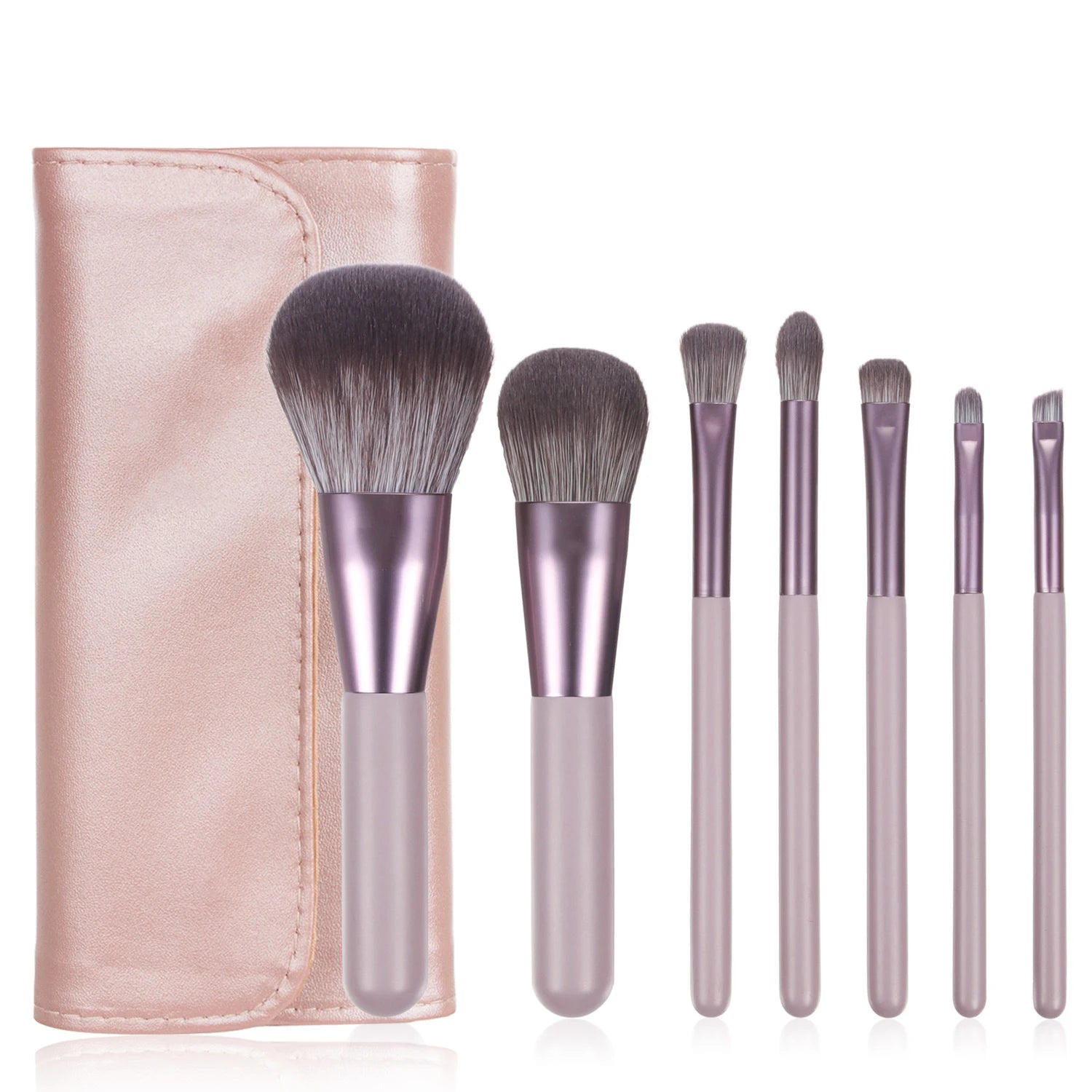 High-End Professional Makeup Brushes Set: Blush, Powder, Eyeshadow, Eyebrow, Foundation - Beauty Makeup Tools in a Stylish Bucket brush with bag 2