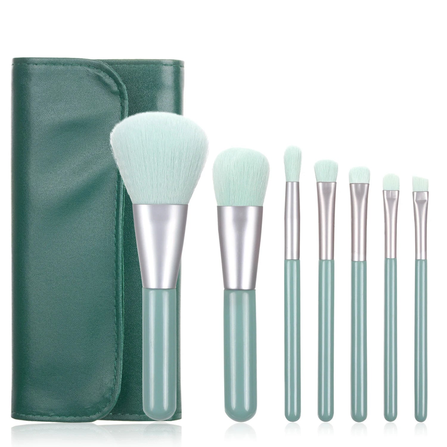 High-End Professional Makeup Brushes Set: Blush, Powder, Eyeshadow, Eyebrow, Foundation - Beauty Makeup Tools in a Stylish Bucket brush with bag 4