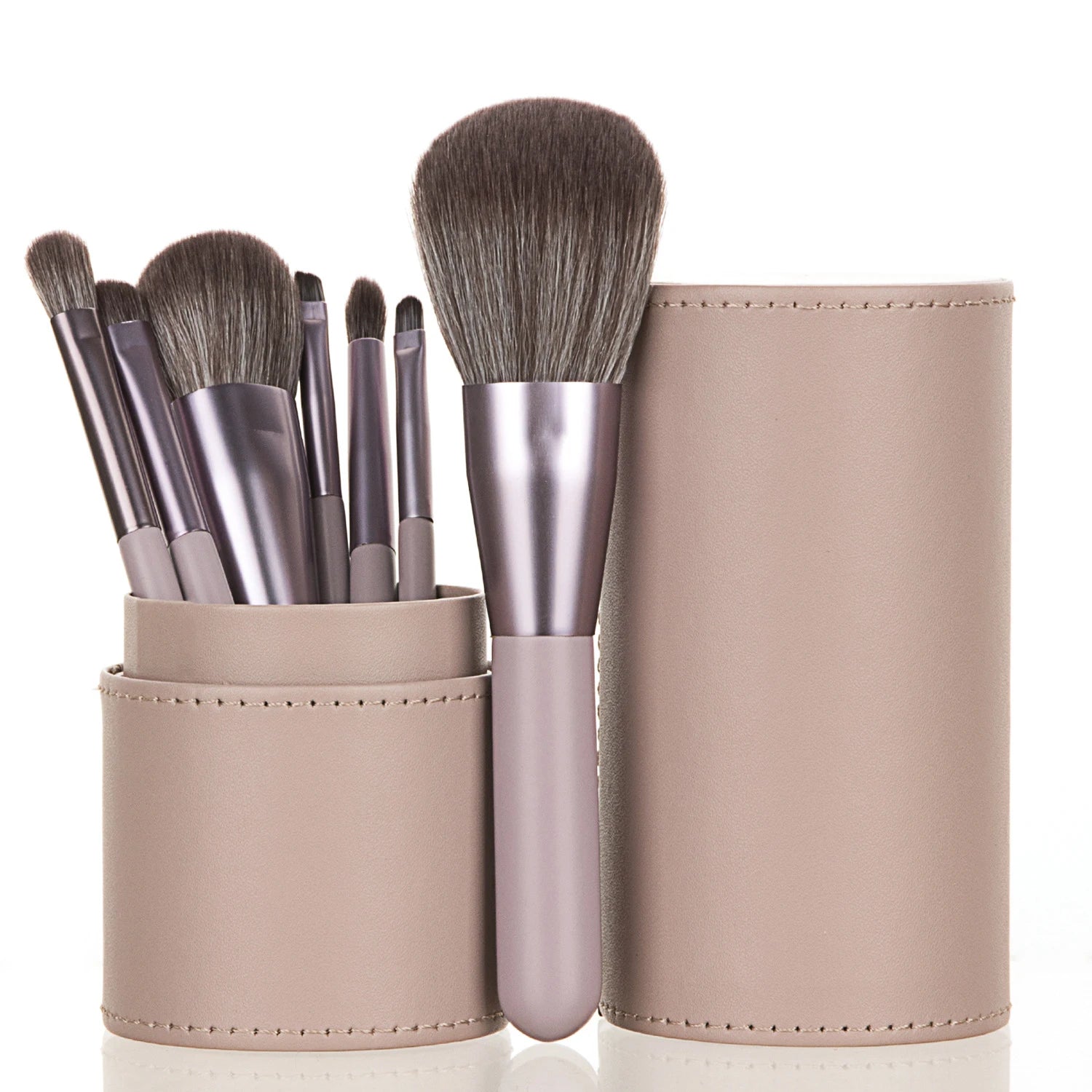 High-End Professional Makeup Brushes Set: Blush, Powder, Eyeshadow, Eyebrow, Foundation - Beauty Makeup Tools in a Stylish Bucket brush with bucket 3