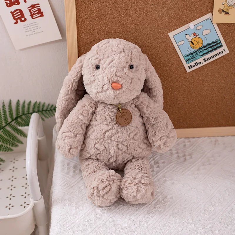 High-Quality Soft Stuffed Cartoon Animals - Bunny, Teddy Bear, Dog, Elephant, Unicorn 35cm brown bunny / see description