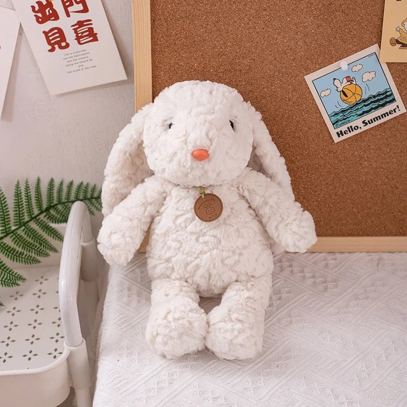 High-Quality Soft Stuffed Cartoon Animals - Bunny, Teddy Bear, Dog, Elephant, Unicorn 35cm white bunny / see description