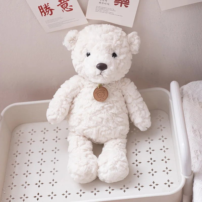 High-Quality Soft Stuffed Cartoon Animals - Bunny, Teddy Bear, Dog, Elephant, Unicorn 50cm white bear / see description