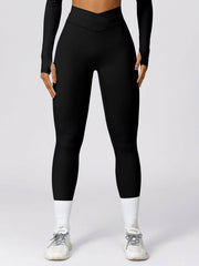 High Waist Active Leggings Black / S