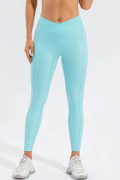 High Waist Active Leggings with Pockets