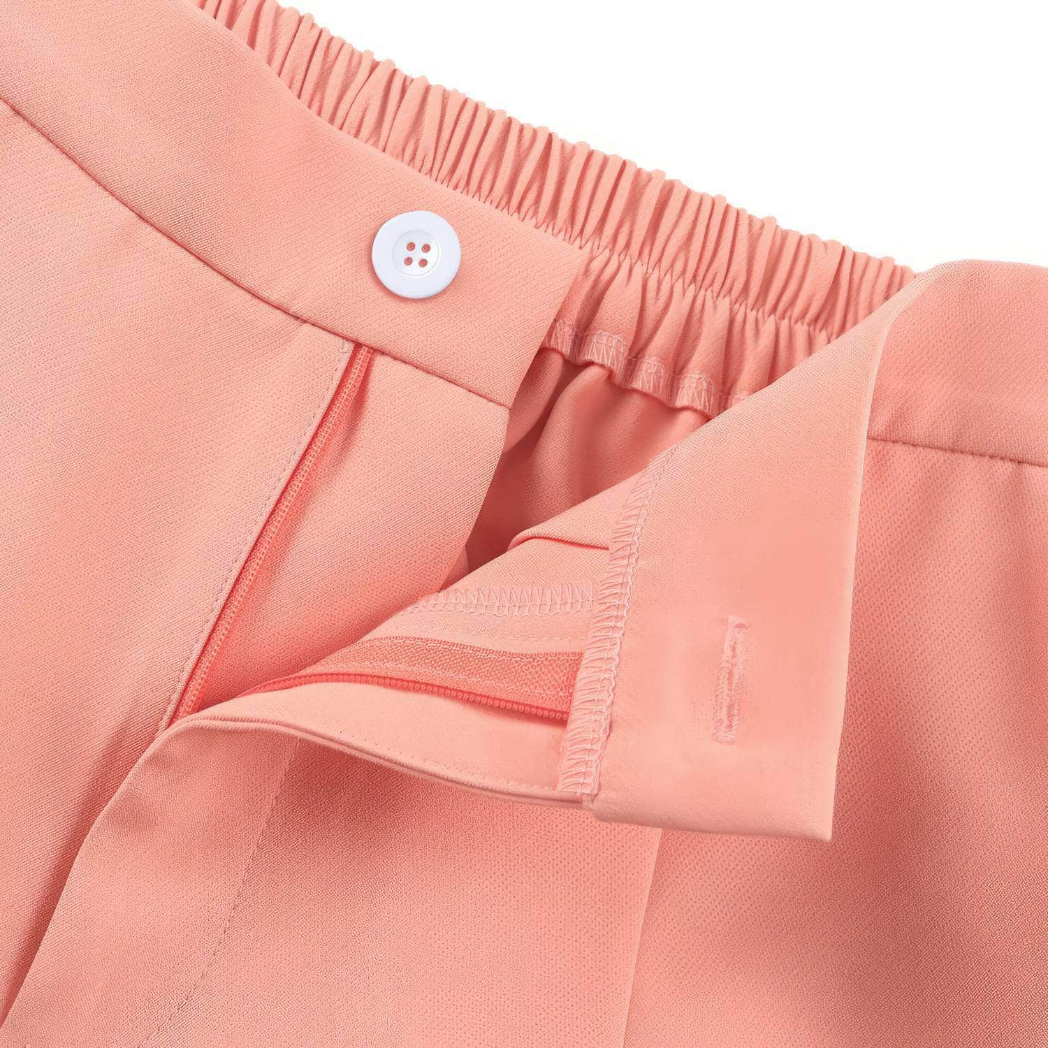 High Waist Pleat Detail Wide Leg Pants