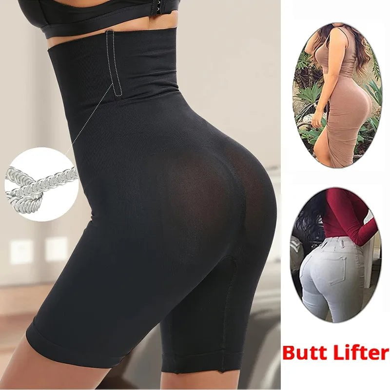 High Waist Trainer Panties - Tummy Control Butt Lifter Shorts for Women