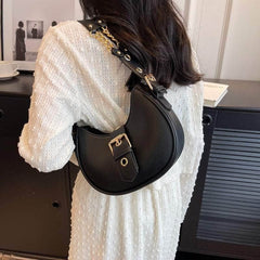 Hobo Shoulder Leather Handbag