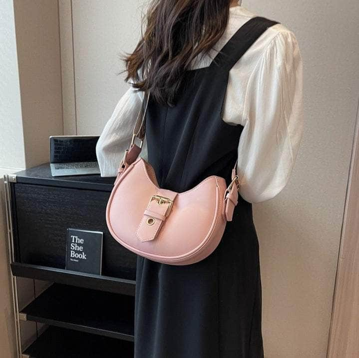 Hobo Shoulder Leather Handbag