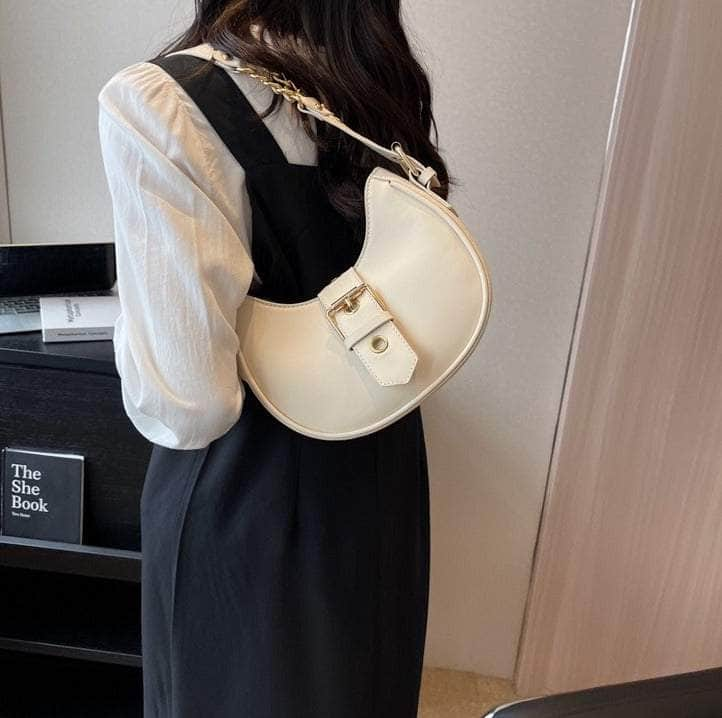 Hobo Shoulder Leather Handbag