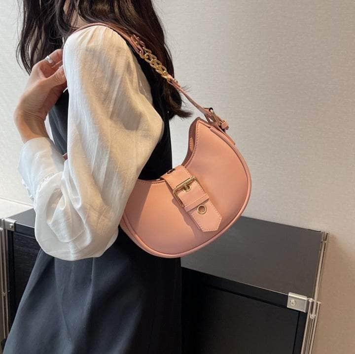 Hobo Shoulder Leather Handbag