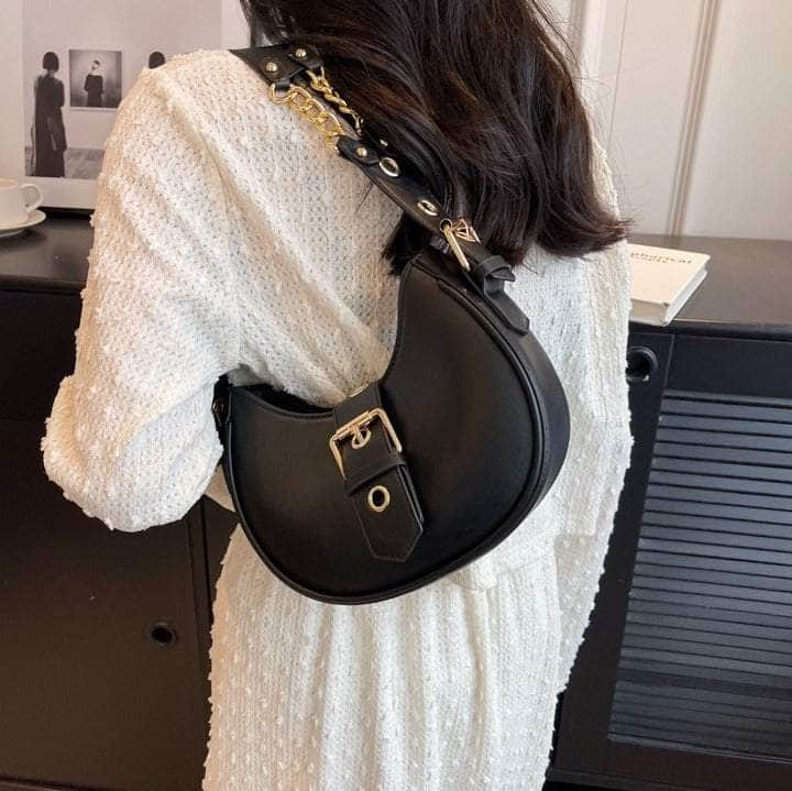 Hobo Shoulder Leather Handbag