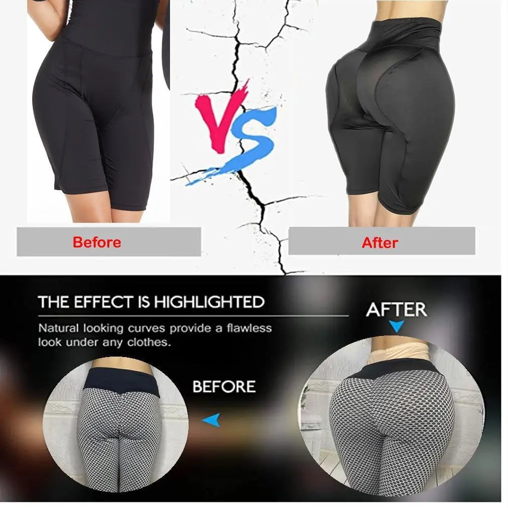 Hourglass Body Butt Lifter Control Panties - Shapewear with Foam Padded Hip Enhancer