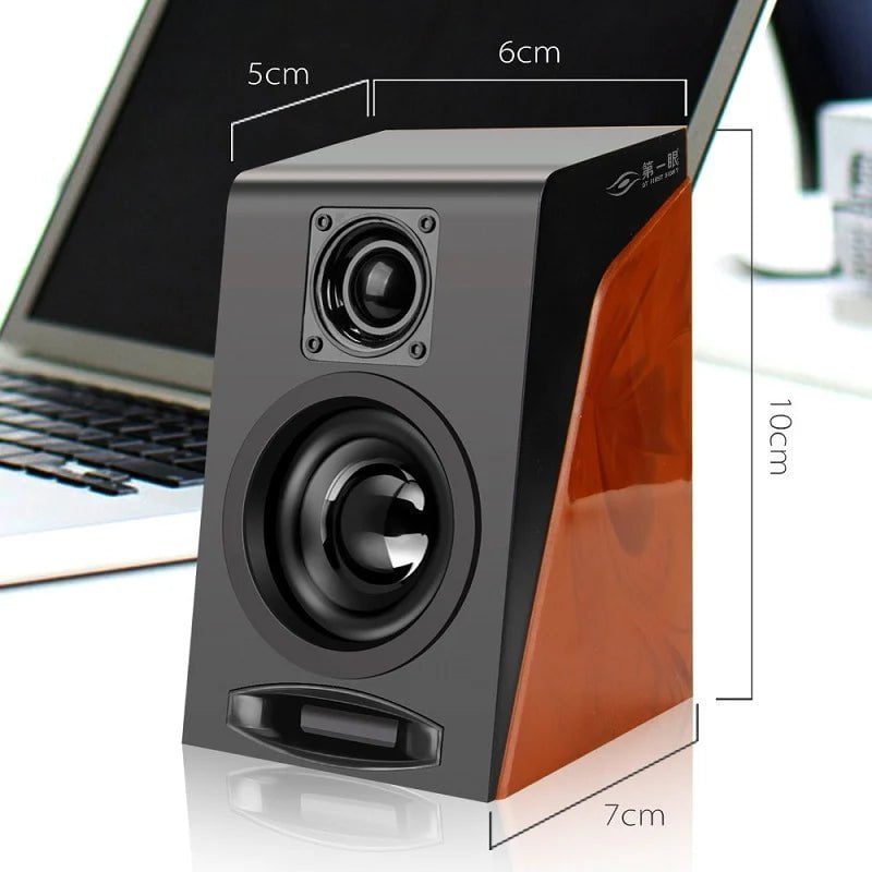 IHOYI 3.5mm USB Speakers - Desktop Laptop Wired HIFI Mini Stereo Subwoofer Speaker IHOYI Speakers