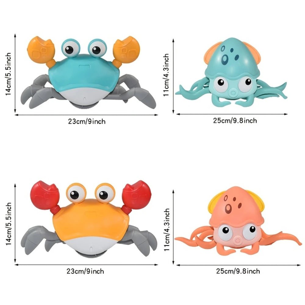 Induction Escape Octopus Crab Crawling Toy