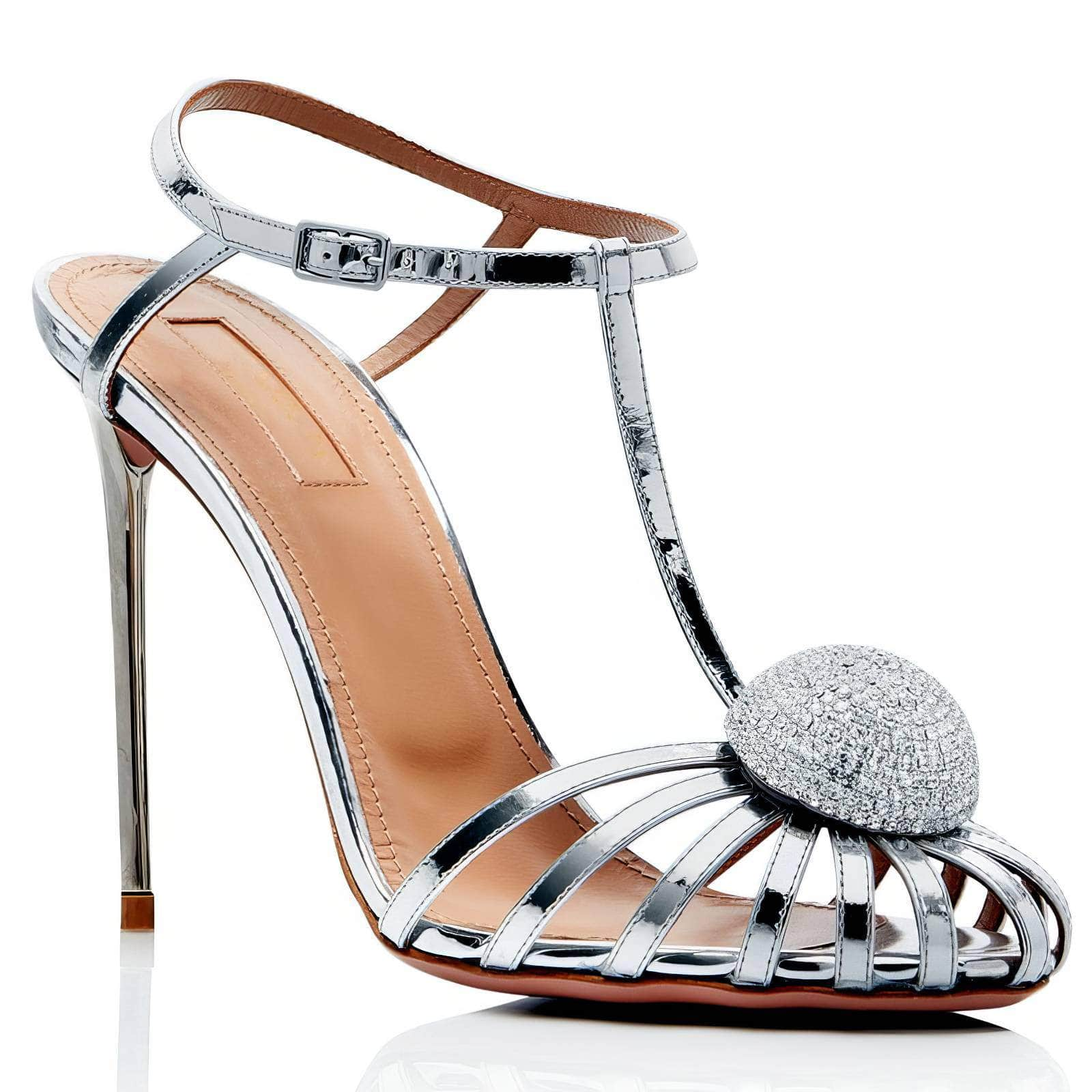 Jeweled Crystal Ball Shining Heels