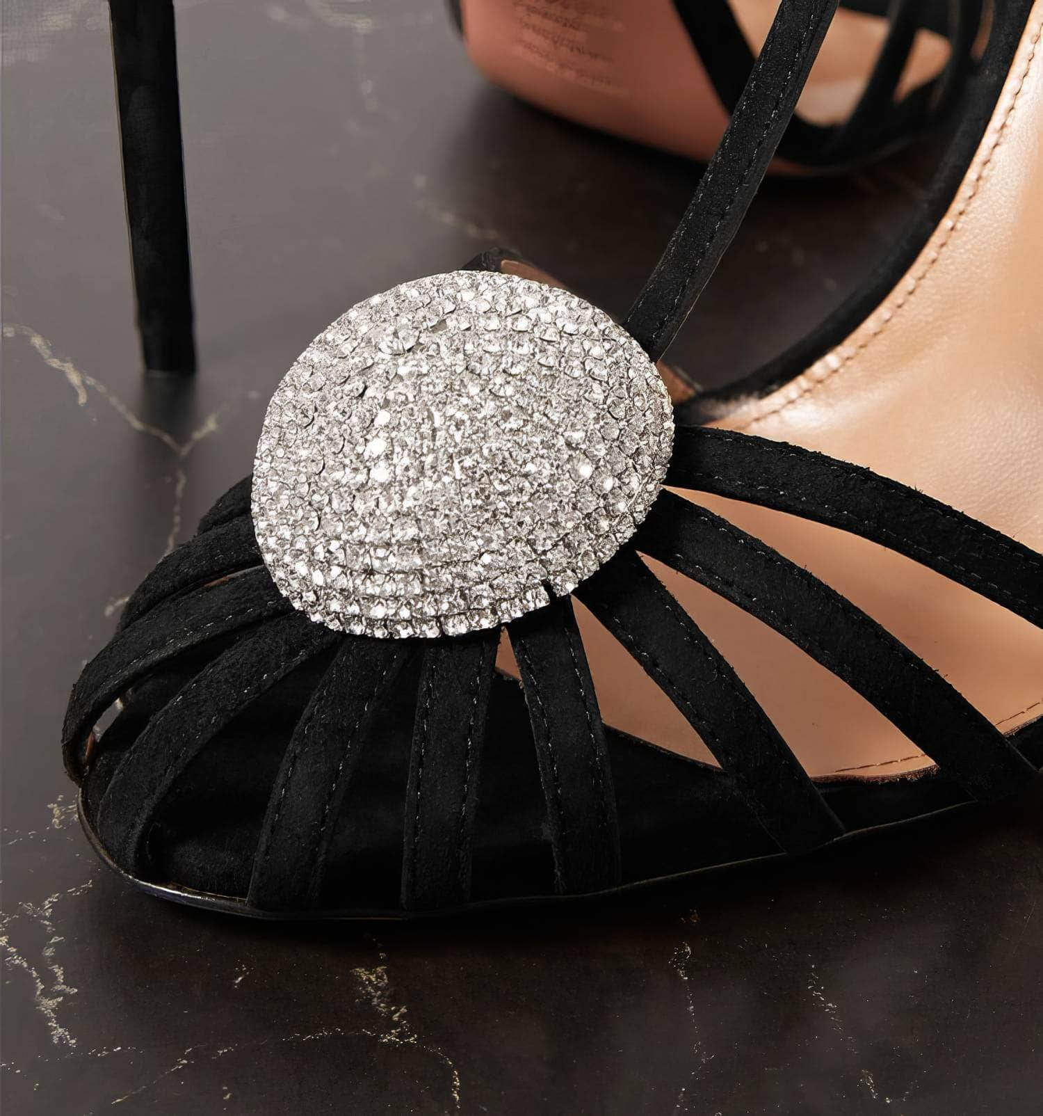 Jeweled Crystal Ball Shining Heels