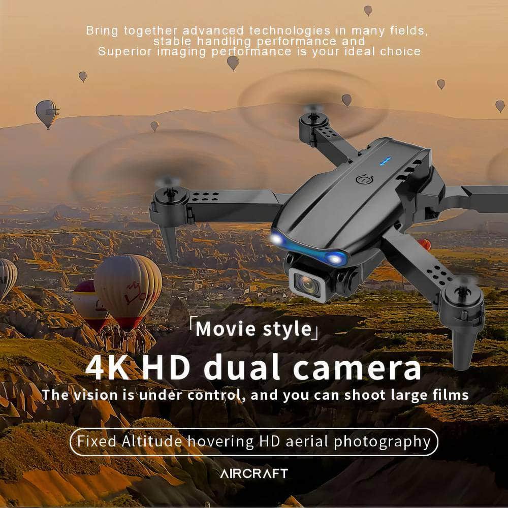 K3 E99 Pro Mini Drone: HD Camera, WIFI FPV, Three-sided Obstacle Avoidance