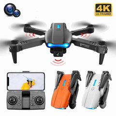 K3 E99 Pro Mini Drone HD Camera - WIFI FPV - Three-sided Obstacle Avoidance - Foldable RC Quadcopter