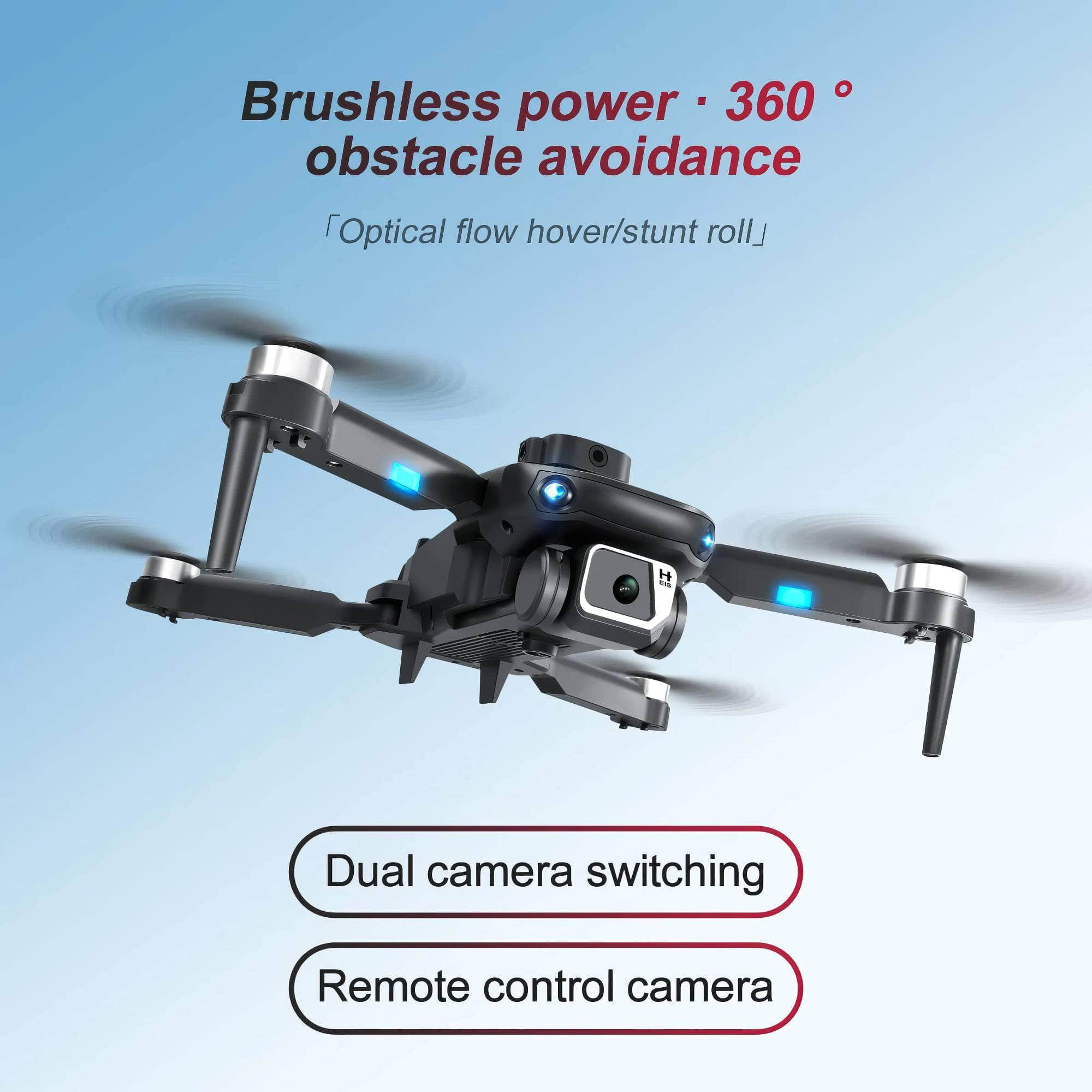 KBDFA D6 Mini 4K HD Camera Drone - Aerial Photography - Obstacle Avoidance - Foldable Quadcopter