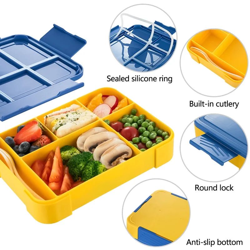 Kid's Sealed Compartment Lunch Boxes