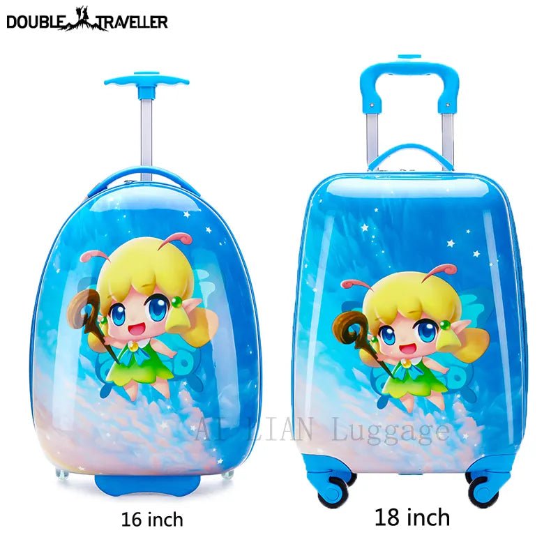 Kids Travel Suitcase - 16''18inch Carry-Ons, Trolley Case for Girls and Boys, Gift Cabin Rolling Luggage Spinner, Cute Cartoon 1PCS price / 16" / CHINA