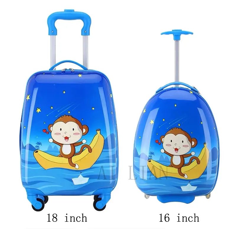 Kids Travel Suitcase - 16''18inch Carry-Ons, Trolley Case for Girls and Boys, Gift Cabin Rolling Luggage Spinner, Cute Cartoon 1PCS price 4 / 16" / CHINA
