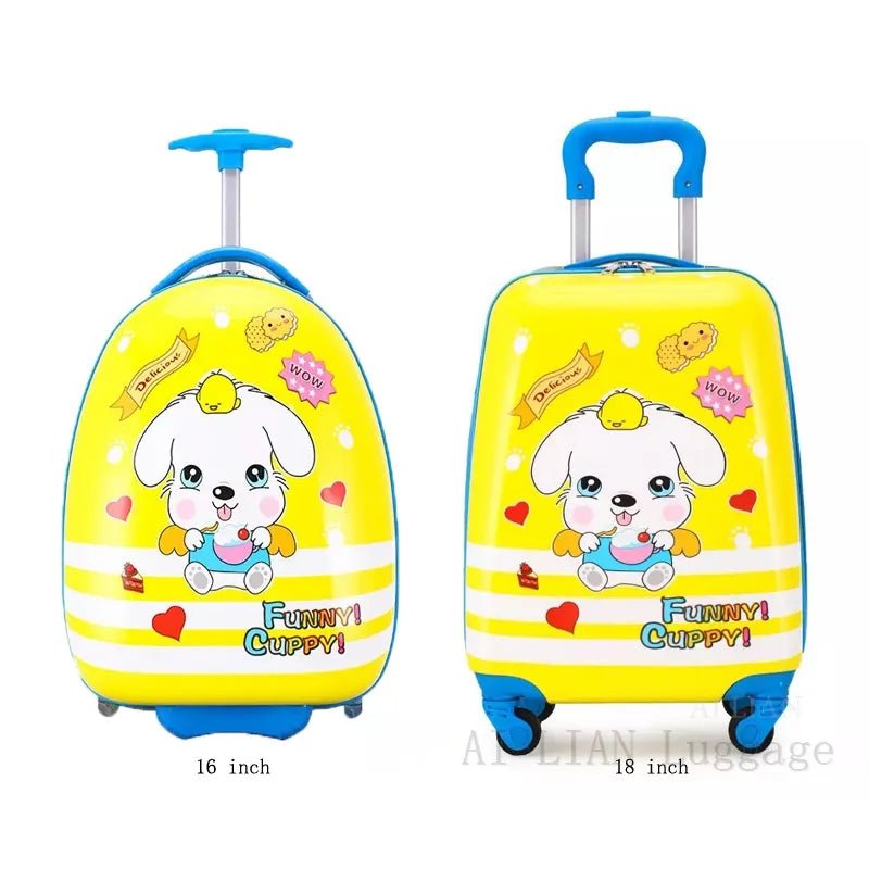 Kids Travel Suitcase - 16''18inch Carry-Ons, Trolley Case for Girls and Boys, Gift Cabin Rolling Luggage Spinner, Cute Cartoon 1PCS price 5 / 16" / CHINA