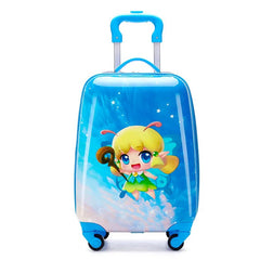 Kids Travel Suitcase - 16''18inch Carry-Ons, Trolley Case for Girls and Boys, Gift Cabin Rolling Luggage Spinner, Cute Cartoon