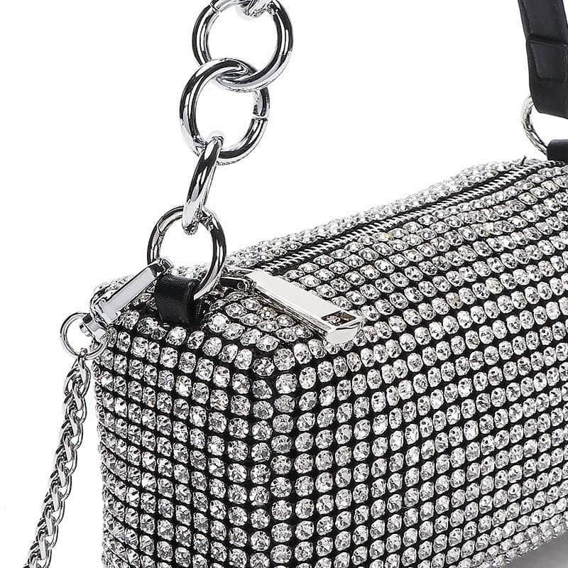 Ladies Shiny Crystal Luxury Dinner Purse