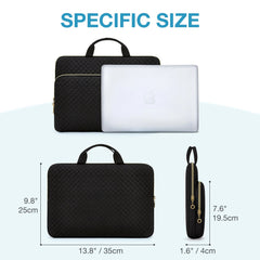 Laptop Bag for Women: Sleeve Case, Computer Handbag 13.3-15.6 inch, Briefcases for MacBook Air/Pro 13-14