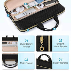 Laptop Bag for Women: Sleeve Case, Computer Handbag 13.3-15.6 inch, Briefcases for MacBook Air/Pro 13-14