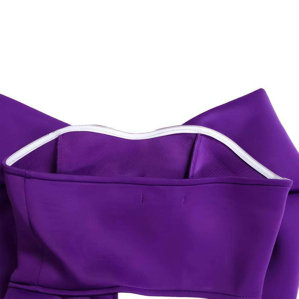 Large Bow Tube Draped Top