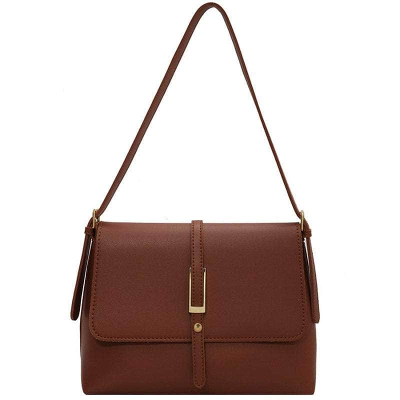 Large Capacity Crossbody Bag with Classic Retro Flip Design for Women