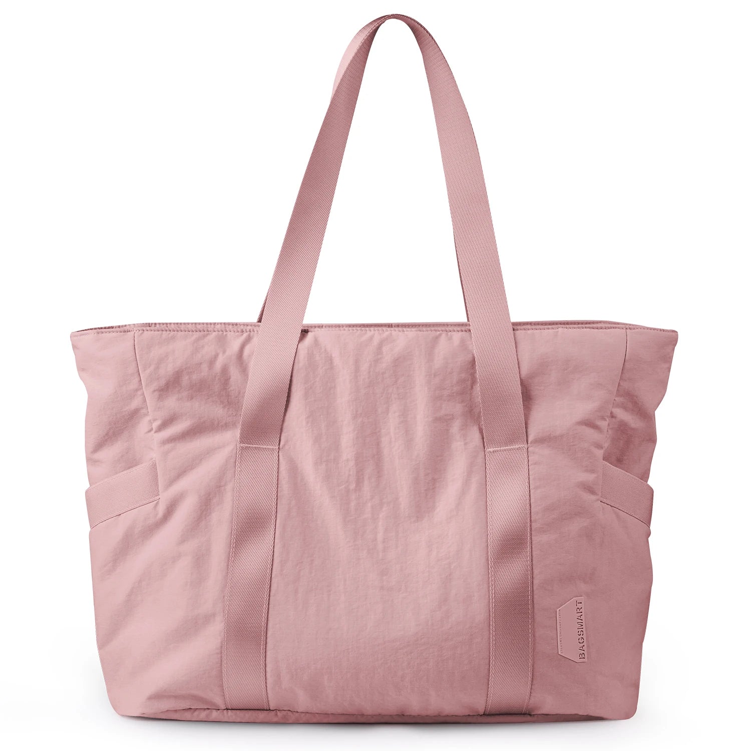 Large Capacity Women's Tote Bag dark pink M