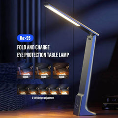 LED Folding Desk Lamp: USB Charging, Touch Control, Dimmable, Eye Protection Folding table lamp