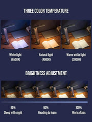 LED Folding Desk Lamp: USB Charging, Touch Control, Dimmable, Eye Protection Folding table lamp