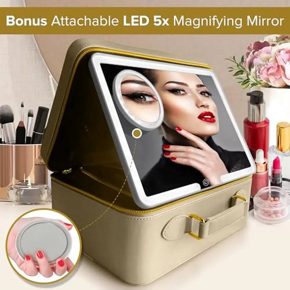 LED Makeup Bag Organize Beauty Essentials United States