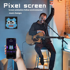 LED Pixel Display: Customizable Night Light for Home Decor, Bedroom, Game Room, Bar