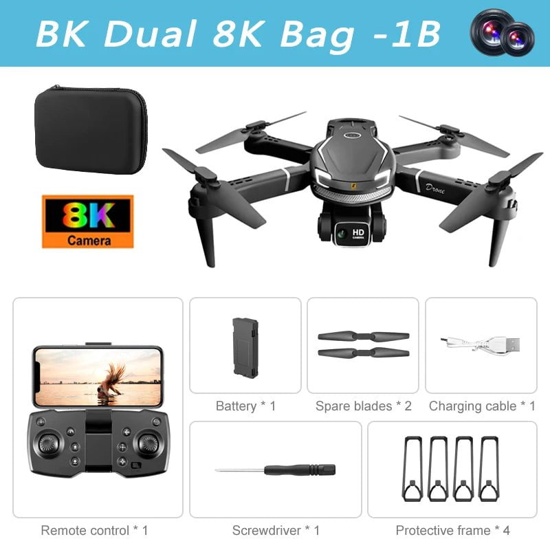 Lenovo Original V88 8K Dual-Camera Drone Black Dual-8K-1B