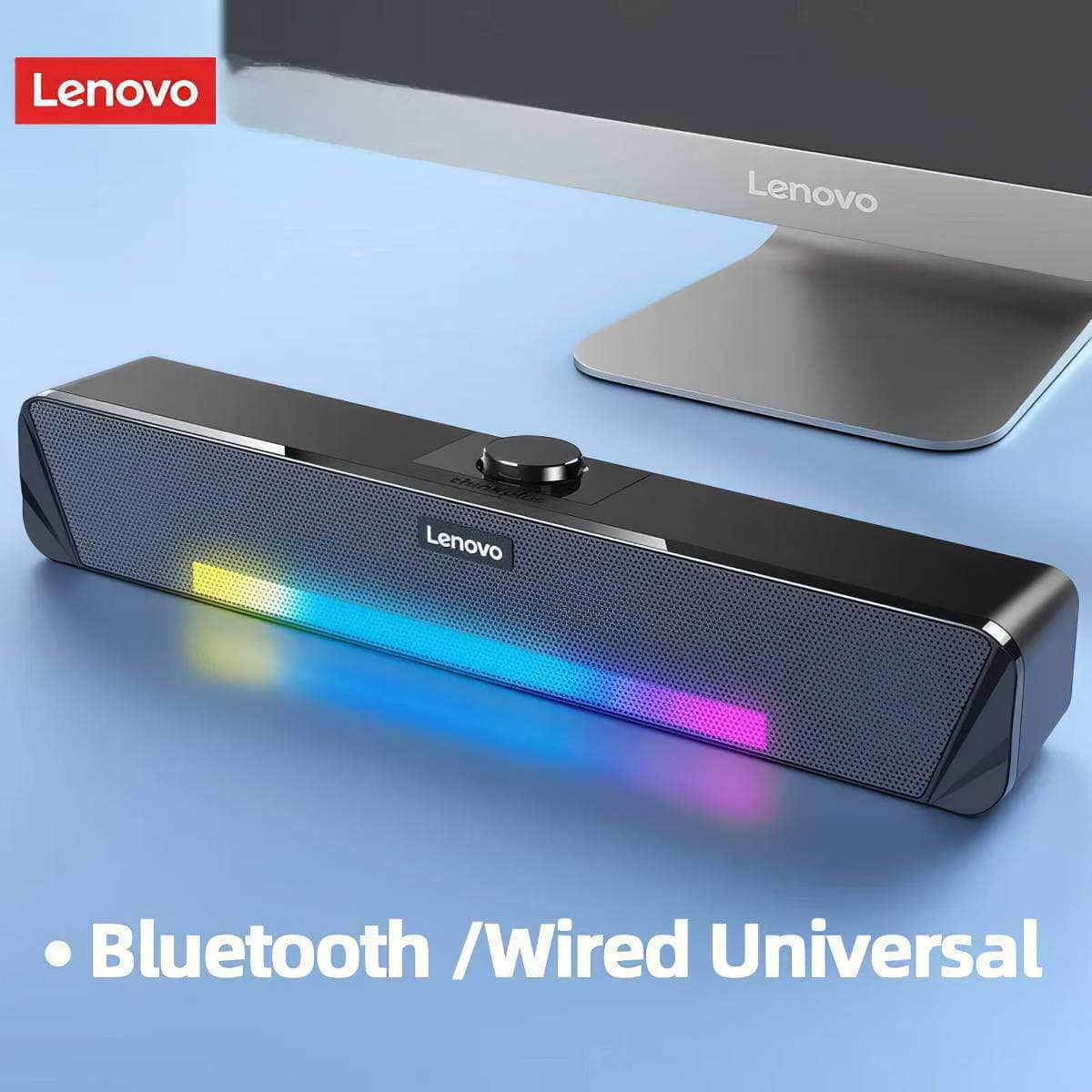 Lenovo TS33: Wired & Bluetooth 5.0 Surround Sound Speaker TS33 B / 2 inches