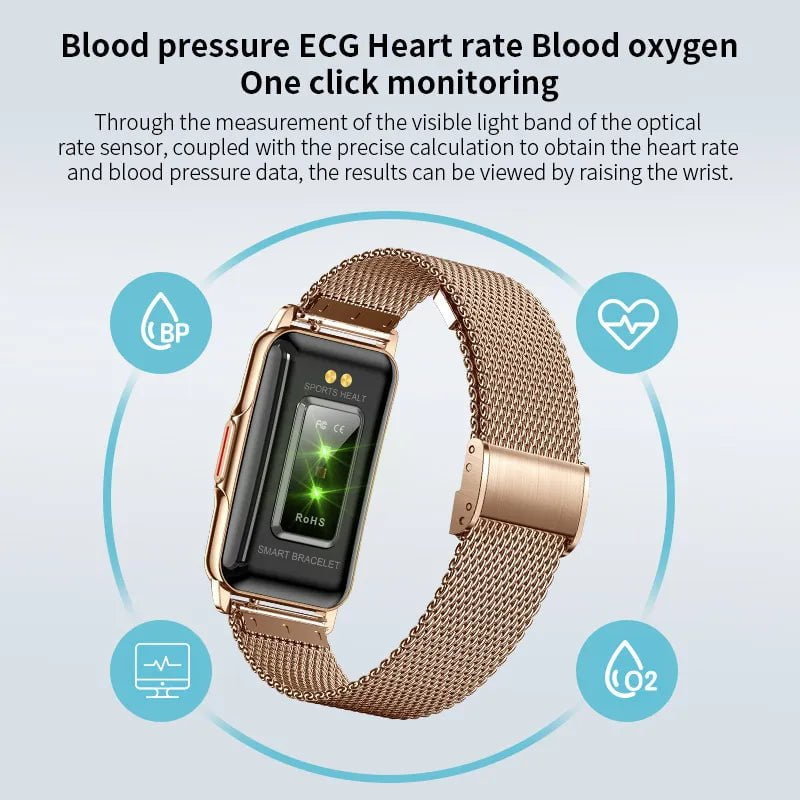 LIGE Fashion Smart Watch: Men and Women Sports Fitness Tracker, Lady IP67 Waterproof Smart Bracelet, Smartwatch for Huawei Xiaomi Phone