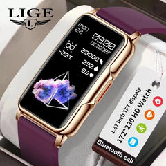 LIGE Smart Watch: Bluetooth Music, Fitness Sports Bracelet, Sleep Monitor