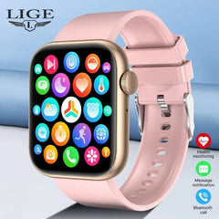 LIGE Smart Watch for Women: Full Touch Screen, Bluetooth Call, Waterproof, Sport Fitness Tracker, Smartwatch Lady - Reloj Mujer